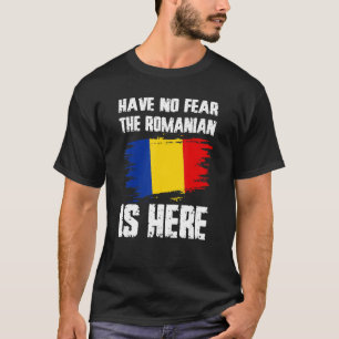 ルーマニア国旗のPriが存在する恐れはない Tシャツ