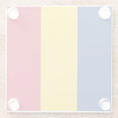 ルーマニア国旗を持つガラスコースター ガラスコースター (裏面)