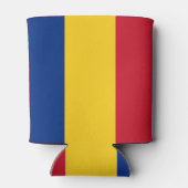 ルーマニア国旗を持つクーラーボックス 缶クーラー (裏面)