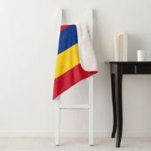 ルーマニア国旗を持つ愛国的シェルパ毛布 シェルパブランケット (インサイチュ)