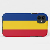 ルーマニア国旗を持つIPhone 5ケース Case-Mate iPhoneケース (裏面(横))