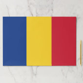 ルーマニア国旗を掲げたティアウェイ紙パッド ペーパーパッド (インサイチュ)