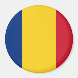 ルーマニア国旗を掲げた磁石 マグネット