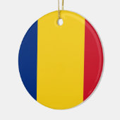 ルーマニア国旗オーナメント セラミックオーナメント (左)