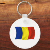 ルーマニア国旗キーチェーン キーホルダー (正面)