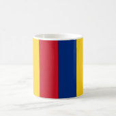 ルーマニア国旗セラミックコーヒーマグ コーヒーマグカップ (中央)