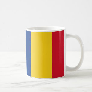ルーマニア国旗セラミックコーヒーマグ コーヒーマグカップ
