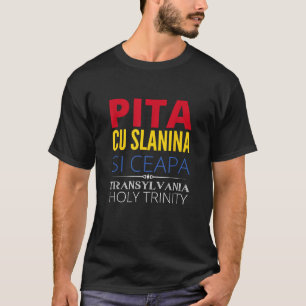 ルーマニア国旗トランシルヴァニア聖トリニティPita Cu Sl Tシャツ