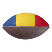 ルーマニア国旗 アメリカンフットボール (回転90)