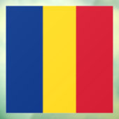 ルーマニア国旗 ウィンドウサイン (シート3)