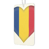 ルーマニア国旗 カーエアーフレッシュナー (左)