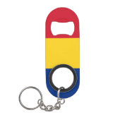 ルーマニア国旗 キーホルダー栓抜き (正面)