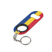 ルーマニア国旗 キーホルダー栓抜き (裏面アングル)