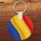 ルーマニア国旗 キーホルダー (正面)