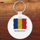 ルーマニア国旗 キーホルダー (正面)