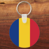 ルーマニア国旗 キーホルダー (正面)