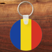 ルーマニア国旗 キーホルダー (正面)