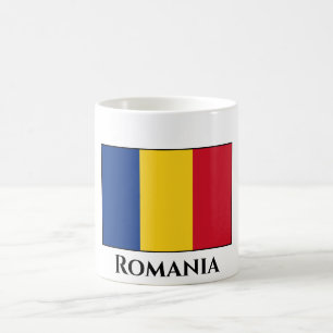 ルーマニア国旗 コーヒーマグカップ