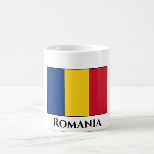ルーマニア国旗 コーヒーマグカップ (中央)