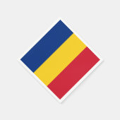 ルーマニア国旗 スタンダードカクテルナプキン (角)