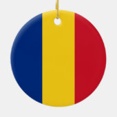 ルーマニア国旗 セラミックオーナメント (裏面)