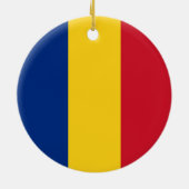 ルーマニア国旗 セラミックオーナメント (裏面)