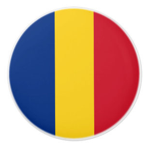 ルーマニア国旗 セラミックノブ