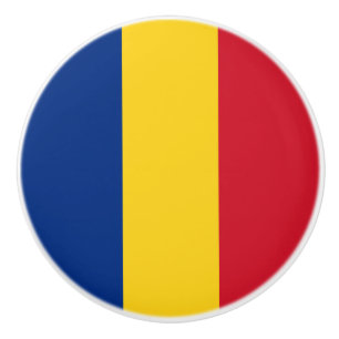 ルーマニア国旗 セラミックノブ