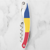 ルーマニア国旗 ソムリエナイフ (正面)