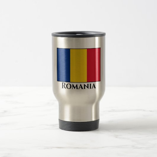 ルーマニア国旗 トラベルマグ (中央)