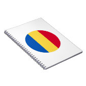 ルーマニア国旗 ノートブック (右側)