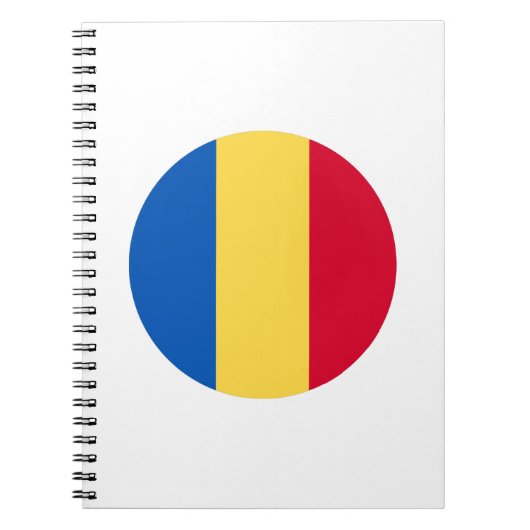 ルーマニア国旗 ノートブック (正面)