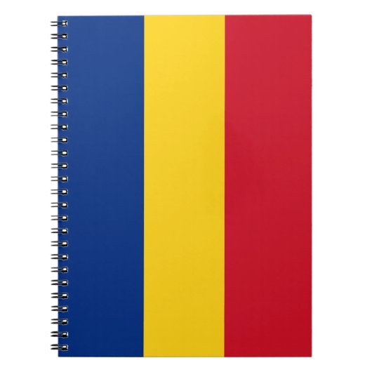 ルーマニア国旗 ノートブック (正面)