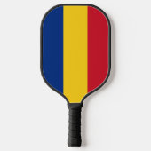 ルーマニア国旗 ピックルボールラケット (裏面)