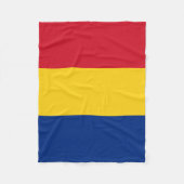 ルーマニア国旗 フリースブランケット (正面)