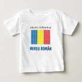 ルーマニア国旗 ベビーTシャツ (正面)