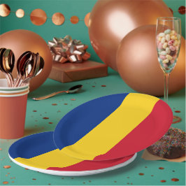 ルーマニア国旗 ペーパープレート