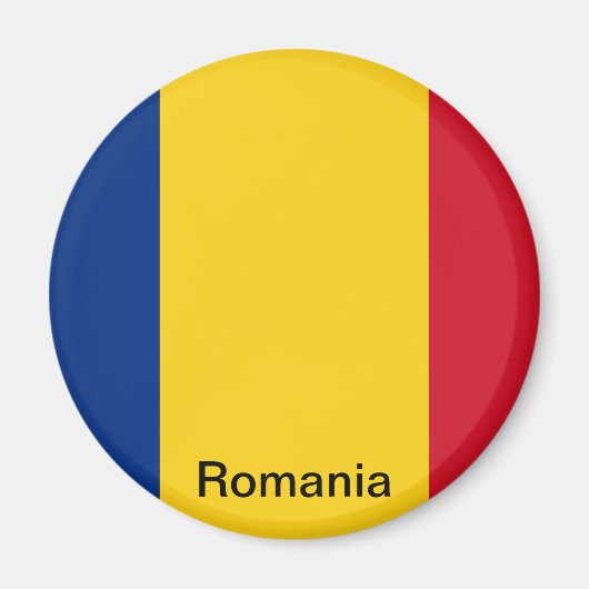 ルーマニア国旗 マグネット (正面)