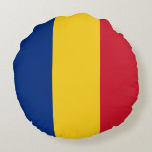 ルーマニア国旗 ラウンドクッション