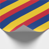 ルーマニア国旗 ラッピングペーパー (角)