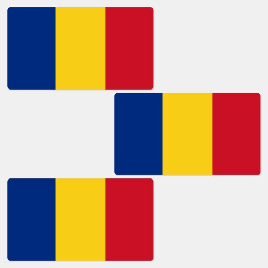 ルーマニア国旗 ラベル (グループ)