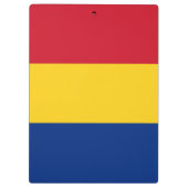 ルーマニア国旗(ルーマニア) クリップボード (裏面)