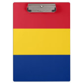 ルーマニア国旗(ルーマニア) クリップボード (正面)