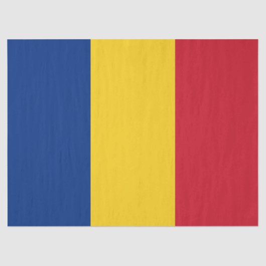 ルーマニア国旗（ルーマニア） 薄葉紙 (正面)