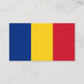 ルーマニア国旗 名刺 (正面)