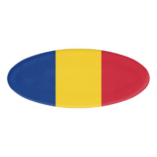 ルーマニア国旗 名札