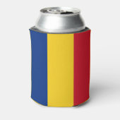 ルーマニア国旗 缶クーラー (缶裏面)