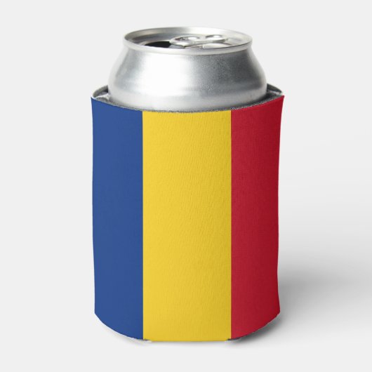 ルーマニア国旗 缶クーラー (缶正面)