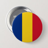 ルーマニア国旗 缶バッジ (正面&裏面)