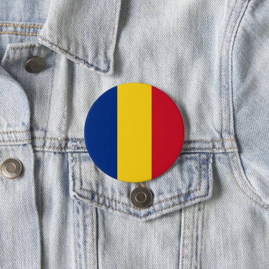 ルーマニア国旗 缶バッジ (インサイチュ)